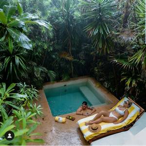 Mini piscina cuadrada de fibra de vidrio con azulejos de mosaico para uso en exteriores, spa para patio trasero, piscina spa exterior - Product Image 2