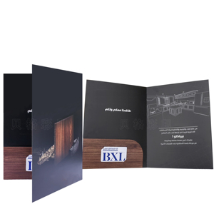 Tùy chỉnh thân thiện với môi không thấm nước thư mục trình bày với Pocket thiết kế A4 Kích thước dập nóng logo cho hợp đồng ký phong bì - Product Image 4