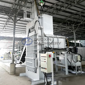 Presse à balles automatique pour <span class=keywords><strong>la</strong></span> compression et l'emballage de fibres de coque de noix de coco et de films, presse verticale, fournisseurs - Product Image 6