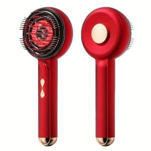 Wholesale Red Light Hair <b>Scalp</b> Massage Comb <b>Brush</b> Electric Easy Control Long Capacity Battery Plastic Eco-Friendly Custom Logo - Product Image 1