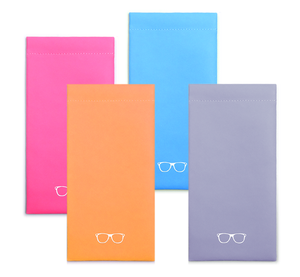 ซองใส่แว่นตาหนัง PU น้ำหนักเบา พกพาสะดวก รูปทรงสี่เหลี่ยมผืนผ้า รับสกรีนโลโก้ สำหรับทำความสะอาดเลนส์แว่นตาและหน้าจอ - Product Image 1