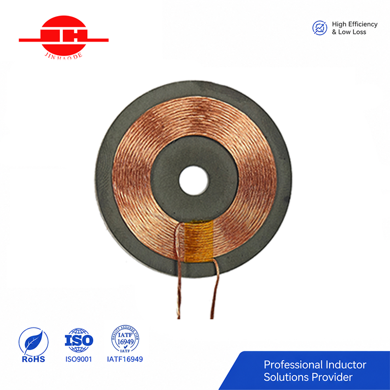 17uH 35mm 38mm Contactless Charging Coil Wireless Power Transfer Coil ...