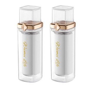 Mini rouleau anti-peluches pour vêtements, portable, en plastique, avec finition dorée - Product Image 1