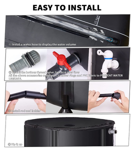 Baril imperméable d'eau de pluie de bâche de PVC, système de récupération d'eau de pluie de haute qualité - Product Image 4