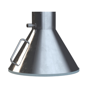 Capot de collecte de gaz <span class=keywords><strong>d</strong></span>'échappement industriel en acier inoxydable 100mm Capot anti-poussière à <span class=keywords><strong>bouche</strong></span> cloche avec échappement de fumée - Product Image 5