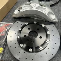 Kit de Discos de Freno de Cerámica y Fibra de Carbono de Alto Rendimiento Aplus con Caliper de 6 Pistones para AUDI Q8 R8 RS3 RS4 RS5 RS6 RS7 TT TTRS 3 Años de Garantía