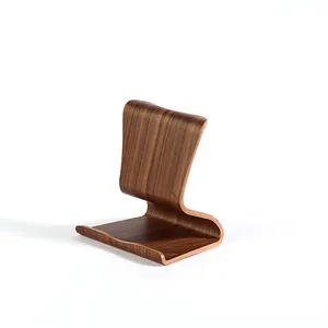 Factory Direct Selling iPad Bracket Bentwood Tablet Computer Stand Creative Beanbag Stand Wood Factory Wholesale