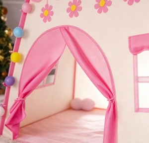 Tente de jeu colorée pour enfants, durable, en tissu Oxford 210T, pliable, cadeau d'anniversaire pour enfants, pour jouer à la maison, pique-nique, <span class=keywords><strong>voyage</strong></span> - Product Image 2