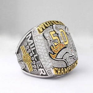 Nfl2015 Broncosdenver Kampioenschap Ringen Custom Kampioenschap Ringen Fan Collectie Sportring Voor Mannen - Product Image 3
