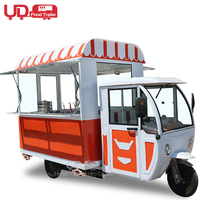 Mini-chariot électrique de rue pour la vente de nourriture, camion de gelato, kiosque à tacos, tuk-tuk, chariot à hot-dogs, congélateur, tricycle à crème glacée