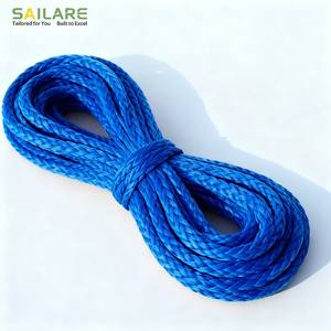 Высокопрочный, износостойкий канат Amsteel UHMWPE, 12 прядей, одинарное плетение, 1/4 дюйма, для скалолазания и обеспечения безопасности - Product Image 3