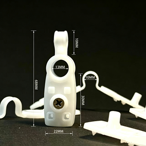Clip de <span class=keywords><strong>fixation</strong></span> multi-usage en nylon robuste <span class=keywords><strong>pour</strong></span> bâche, filet d'ombrage, serre, auvent, tente, toile - Product Image 2