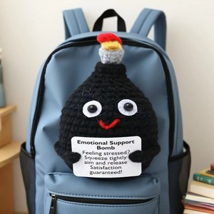 LLavero de muñeca de ganchillo de ajo negro, juego de tejer para principiantes, artesanía DIY hecha a mano para regalo, regalo para amantes del ganchillo - Product Image 3