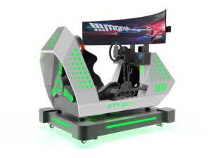 GT4 Ultra Race F1, Simulador de Carreras con 3 Pantallas, Realidad Virtual Patentada, Juego Completo de Cabina de Conducción Moza - Product Image 1