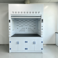 Ensemble complet de hotte de laboratoire avec système de lavage humide pour le traitement des gaz dans les laboratoires de chimie