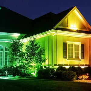 Creative led24v דשא אור חיצוני עמיד למים חצר אור RGBW נוף צבעוני גן מטריית פטריות מנורה - Product Image 3