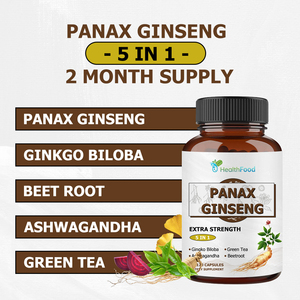 OEM ODM Private Label Panax Ginseng Capsules with Green Tea Support Cognitive Function Support Skin Health Capsules - Product Image 5