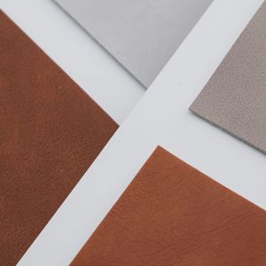 Pu Leather 1.3mm Thickness <b>Brushed</b> <b>Sueded</b> Nonwoven Backing Furniture Use - Product Image 3