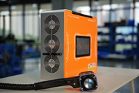 Machine de nettoyage au laser à fibre pulsée ultra-portable de 500 W, développée en interne, pour la restauration de la rouille, de la peinture, du bois, des briques et des surfaces métalliques