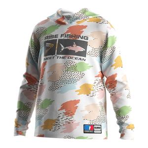 เสื้อฮู้ดดี้เด็กสำหรับตกปลา แห้งเร็ว ป้องกันแสงแดด แขนยาว เสื้อตกปลาเด็ก - Product Image 1