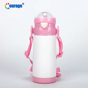 Garrafa Térmica Infantil Sublimada com Tampa de Vácuo e Copos Sippy Personalizados com Logo 350ml - Product Image 2