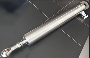 Mini vérin hydraulique à double effet en acier inoxydable, petit vérin à piston hydraulique avec attache à fourche pour l'automatisation - Product Image 5