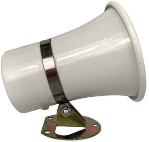 Sirena de altavoz de 30W y 130db para exteriores, sistema de bocina de alarma contra incendios de acero inoxidable con mando a distancia, Color blanco, 2 unidades - Product Image 2