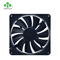 14025 140x140x25mm ventilateur d'extraction à faible bruit 12v 24v 48v 1800 tr/min Dc ventilateur de refroidissement à flux axial sans brosse 144mm ventilateur refroidisseur de processeur