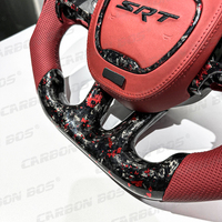 Volant sport en fibre de carbone adapté à la Dodge Charger SRT Durango HELLCAT, vente directe d'usine, personnalisable