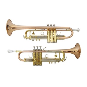 Vente directe d'usine, vente en gros, <span class=keywords><strong>trompette</strong></span> professionnelle <span class=keywords><strong>de</strong></span> haute qualité personnalisable, tonalité Bb - Product Image 1