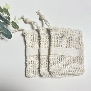 2025 Zeepspaarzak Natuurlijke Sisal Exfoliërende Zeepzak Netto Afval Plastic-Vrij Exfoliërend Schuim En Drogende Zeephouder - Product Image 3