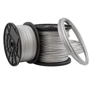 <span class=keywords><strong>Cable</strong></span> de <span class=keywords><strong>Acero</strong></span> Galvanizado Personalizado para Procesamiento de Metales, Cuerda para Cabrestante Forestal, Servicio de Corte de <span class=keywords><strong>Acero</strong></span> por Conformación en Frío - Product Image 1