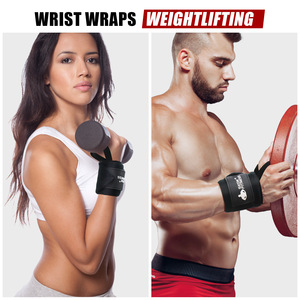 Nouveau style <span class=keywords><strong>de</strong></span> support <span class=keywords><strong>de</strong></span> poignet pressurisé en nylon, bande <span class=keywords><strong>de</strong></span> maintien pour haltérophilie, fitness et basketball - Product Image 6