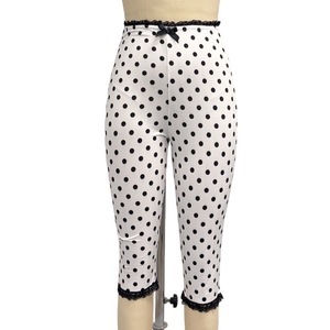 Nuevos Pantalones Capri Ajustados de Cintura Alta con Estampado de <span class=keywords><strong>Lunares</strong></span> Elásticos de Moda de Verano - Product Image 6