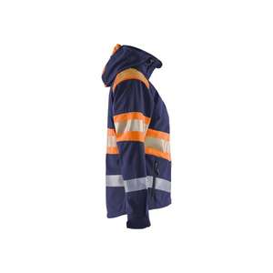 BLAKLADER - 440425138953S Women’s <b>Hi</b>-<b>Vis</b> <b>Softshell</b> <b>jacket</b> Navy blue/Orange - EAN 7330509882245 <b>HI</b>-<b>VIS</b> WORKWEAR - Product Image 3