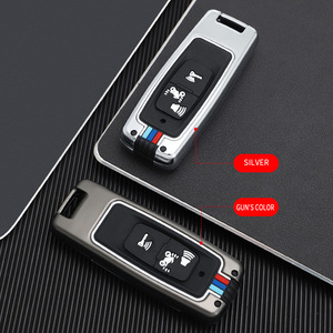 Étui de protection pour clé de voiture en alliage de zinc et gel de silice pour <span class=keywords><strong>Honda</strong></span> Motor PCX 160 Click <span class=keywords><strong>125</strong></span> Vario 208 ADV S Coopy, avec porte-clés et pochette - Product Image 6