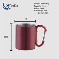 Mug à café isotherme à double paroi en acier inoxydable de 400 ml avec couvercle, dégradé de couleurs, tasse à bière portable en métal pour les voyages et le bureau