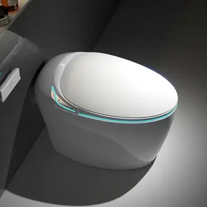 Inodoro con sensor salle de bain toilette intelligente chauffante intelligente céramique S piège toilettes siphoniques commodes