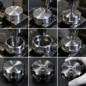 Bouchons de réservoir de carburant en acier inoxydable renforcé et alliage d'aluminium usinés par CNC pour voitures/motos modifiées, protection d'étanchéité renforcée - Product Image 5