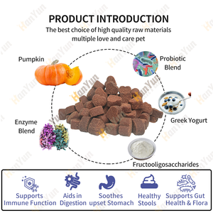 Probiotiques Hanyun pour le soutien de la santé intestinale du chien Diarrhée occasionnelle Santé digestive et allergies saisonnières Supplément probiotique pour animaux de compagnie - Product Image 2