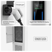 Chargeur EV GBT haute puissance commercial 160 kW DC, station de recharge rapide pour voitures électriques, état neuf avec fonction RFID, vente en gros