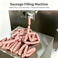 Machine à farcir les saucisses pour atelier de viande : saucisses de bœuf, de porc, de poulet, de jambon, de salami et de saucisses de sang