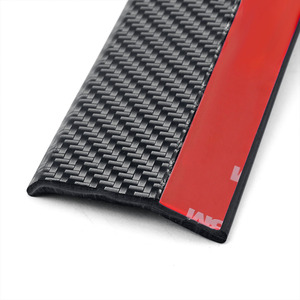 Protector de Puerta de Coche de Fibra de Carbono Universal con Cinta Adhesiva 3M YC101386-BKCF Negro - Product Image 3