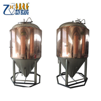 200L 500L 1000L équipement de cuivre équipement de brassage de bière réservoir en acier inoxydable