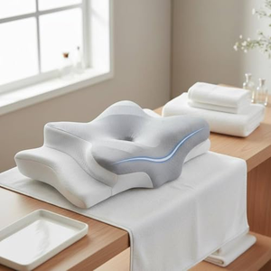 Oreiller orthopédique ergonomique en mousse à mémoire de forme, idéal pour dormeurs sur le côté, le dos ou le ventre - Pour hôtels et maisons de retraite - Product Image 2