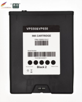 Cartouche d'encre compatible pour imprimante d'étiquettes couleur de bureau Memjet VIPCOLOR VP550 & VP650 CMYKK 250ML