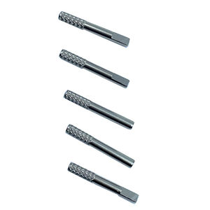 Ejes Moleteados de Acero Inoxidable, Piezas de Eje Moleteado con Mecanizado de Torno Automático de Precisión Personalizado - Product Image 3