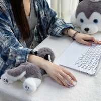 Coussin en peluche super doux Husky Sibérien, jouet, poupée anime, coussin de confort, décoration d'intérieur, cadeau