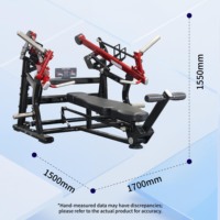 Banc de musculation réglable à charge libre pour développements pectoraux complets – Appareil de fitness commercial CBM029