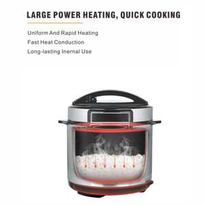 Autocuiseur Électrique Intelligent Ewant 5L 6L pour la Maison, Contrôle Programmable, Chauffage Rapide et Uniforme 1000W, <span class=keywords><strong>Cuiseur</strong></span> à <span class=keywords><strong>Riz</strong></span> à Pression - Product Image 4